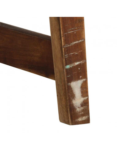 Tavolo Consolle 90x32x75 cm in Legno Massello di Recupero