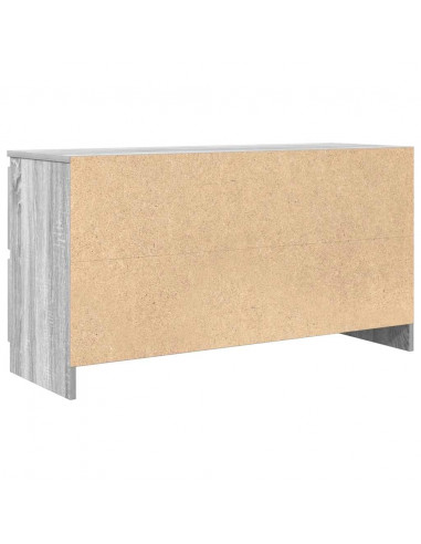 Mobile TV Grigio Sonoma 100x35x54 cm in Legno Multistrato