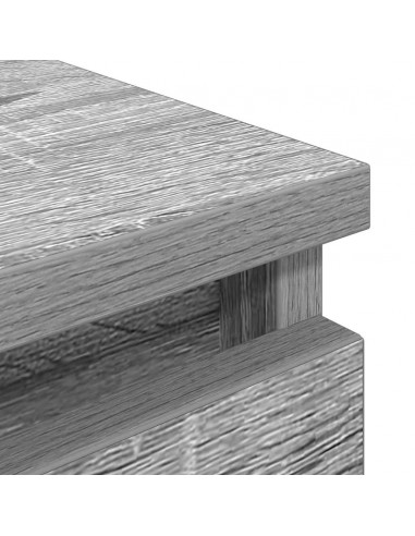 Mobile TV Grigio Sonoma 100x35x54 cm in Legno Multistrato