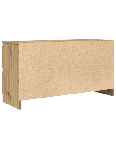 Mobile TV Rovere Artigianale 100x35x54 cm in Legno Multistrato