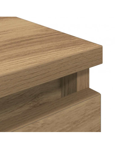 Mobile TV Rovere Artigianale 100x35x54 cm in Legno Multistrato