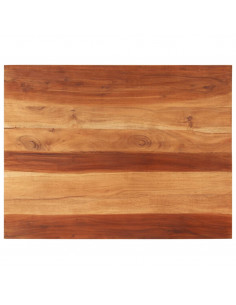 Piano Tavolo in Legno Massello di Acacia 15-16 mm 70x90 cm 2