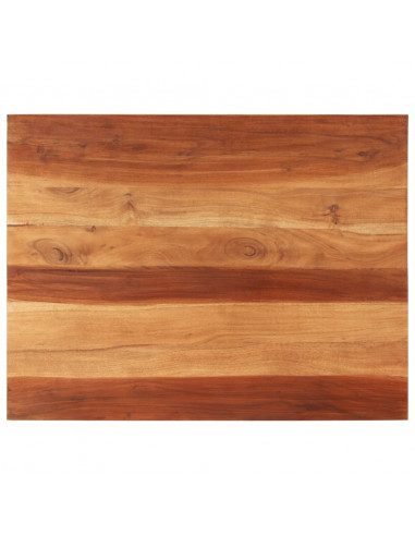 Piano Tavolo in Legno Massello di Acacia 15-16 mm 70x90 cm