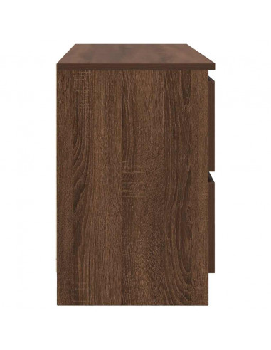 Mobile TV Rovere Marrone 100x35x54 cm in Legno Multistrato