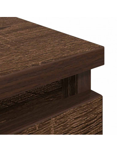 Mobile TV Rovere Marrone 100x35x54 cm in Legno Multistrato