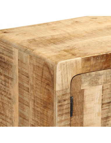 Mobile Porta TV 105x46x32 cm in Massello di Mango Grezzo