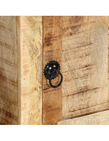 Mobile Porta TV 105x46x32 cm in Massello di Mango Grezzo