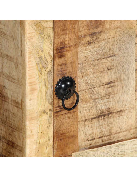 Mobile Porta TV 105x46x32 cm in Massello di Mango Grezzo