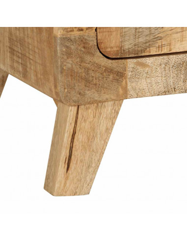 Mobile Porta TV 105x46x32 cm in Massello di Mango Grezzo