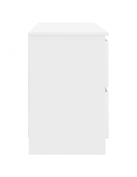 Mobile Porta TV Bianco 100x35x54 cm in Legno Multistrato