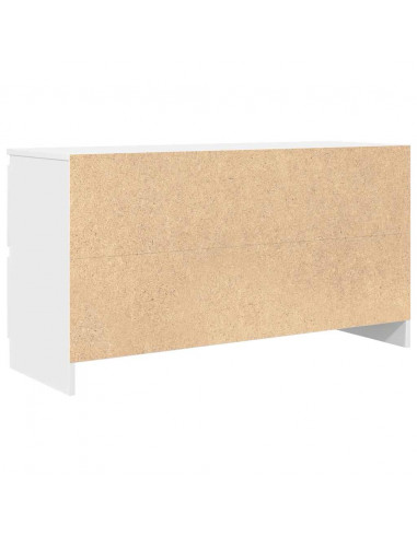 Mobile Porta TV Bianco 100x35x54 cm in Legno Multistrato