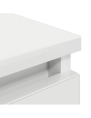 Mobile Porta TV Bianco 100x35x54 cm in Legno Multistrato