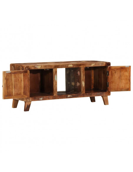 Mobile Porta TV 105x46x32 cm in Legno Massello di Recupero