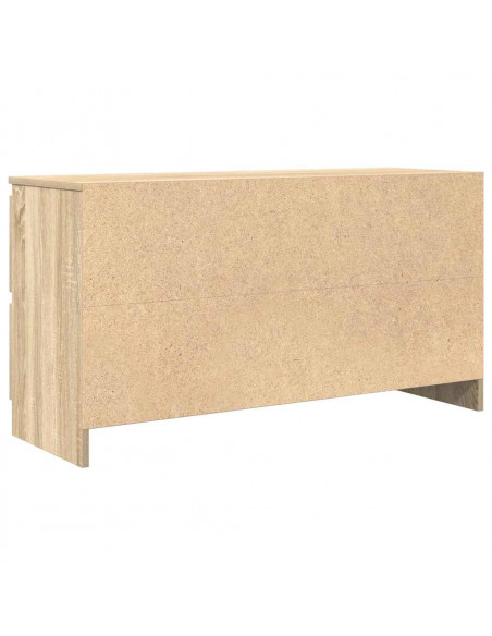 Mobile Porta TV Rovere Sonoma 100x35x54 cm in Legno Multistrato