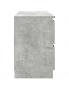 Mobile Porta TV Grigio Cemento 100x35x54 cm Legno Multistrato 2