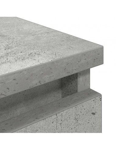 Mobile Porta TV Grigio Cemento 100x35x54 cm Legno Multistrato