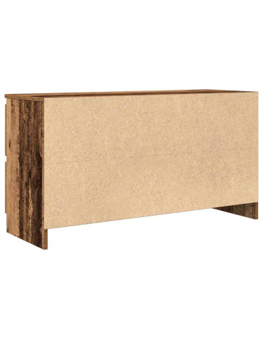 Mobile Porta TV Legno Antico 100x35x54 cm in Legno Multistrato