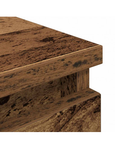 Mobile Porta TV Legno Antico 100x35x54 cm in Legno Multistrato