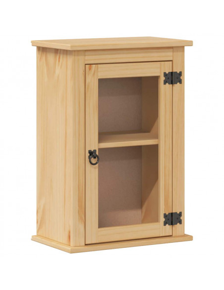 Set Mobili da Bagno 4 pz Corona in Legno Massello di Pino