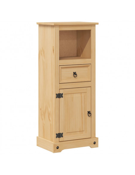 Set Mobili da Bagno 4 pz Corona in Legno Massello di Pino
