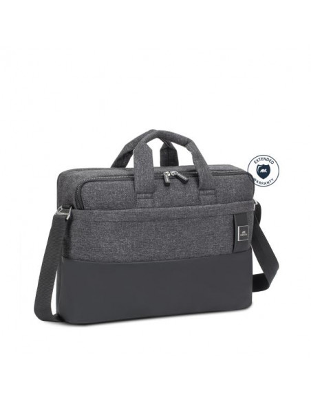 Rivacase Lantau borsa per notebook 39,6 cm (15.6") Valigetta ventiquattrore Nero, Grigio