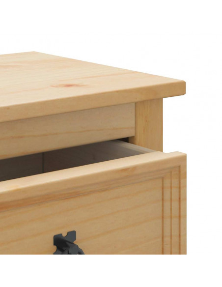 Set Mobili da Bagno 3 pz Corona in Legno Massello di Pino