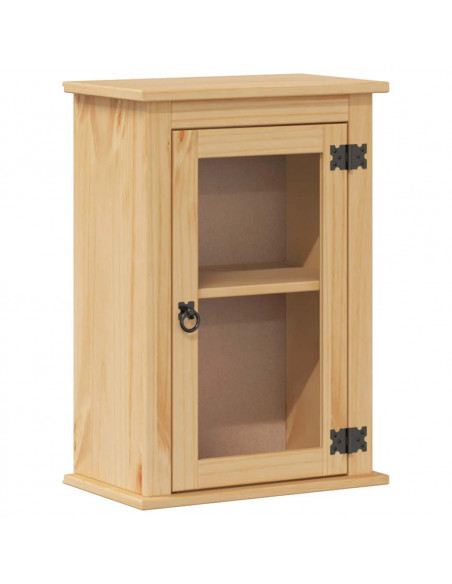 Set Mobili da Bagno 3 pz Corona in Legno Massello di Pino