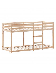 Letto a Castello senza Materasso 90x200cm Massello Pino 2