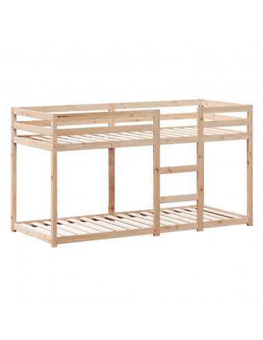 Letto a Castello senza Materasso 90x200cm Massello Pino