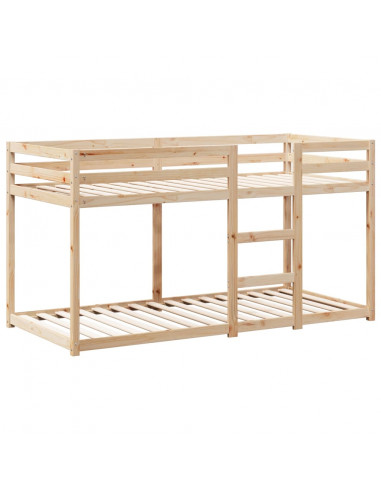 Letto a Castello senza Materasso 90x200cm Massello Pino