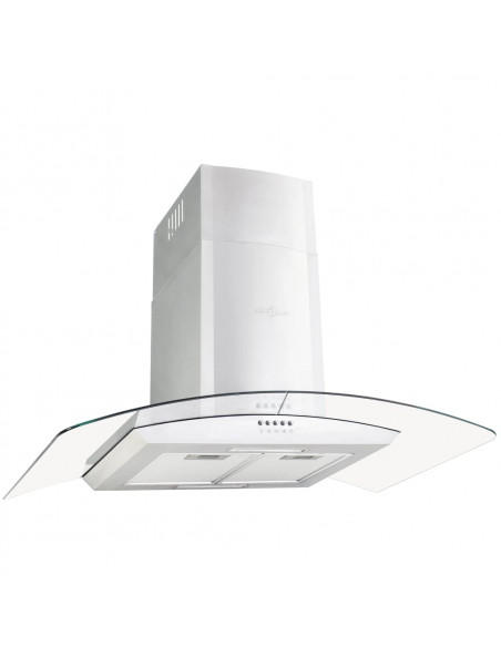 Cappa Aspirante a Muro 90 cm Acciaio Inossidabile 756 m³/h LED