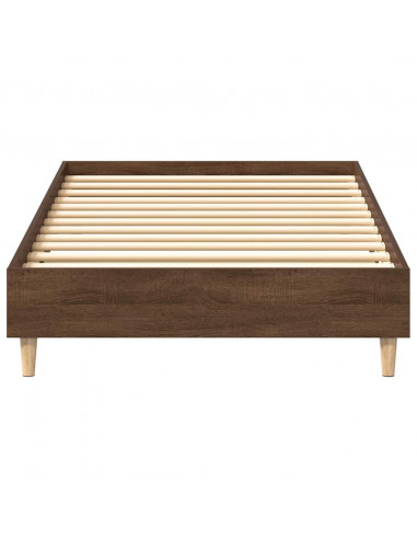 Giroletto senza Materasso Rovere Marrone 75x190cm in Truciolato