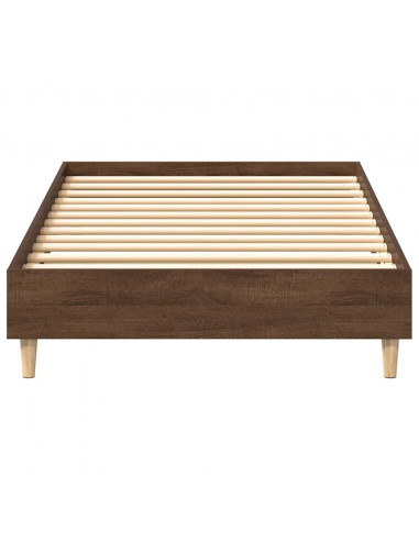 Giroletto senza Materasso Rovere Marrone 90x190cm in Truciolato