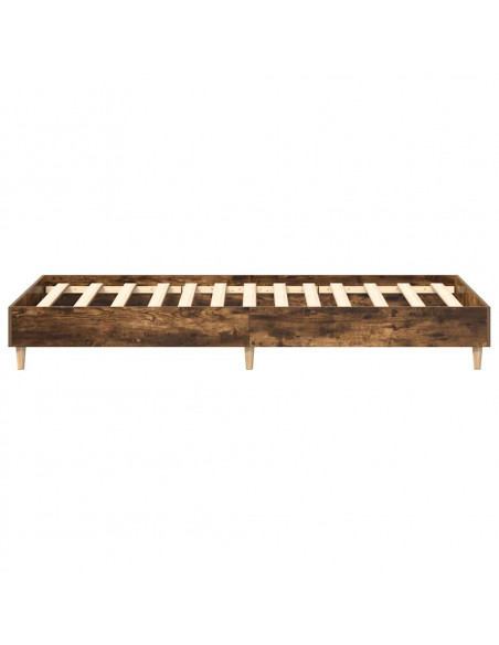 Giroletto senza Materasso Rovere Fumo 90x200 cm in Truciolato