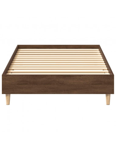 Giroletto senza Materasso Rovere Marrone 100x200 cm Truciolato