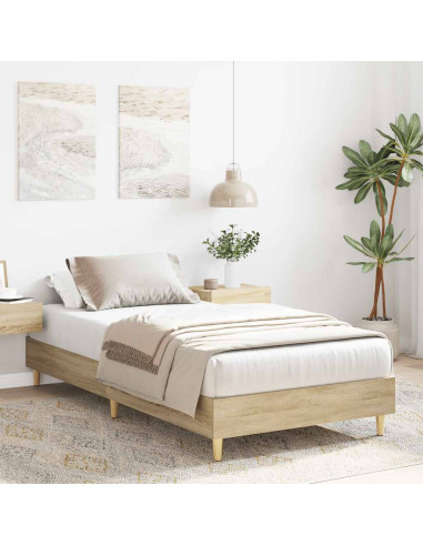 Giroletto senza Materasso Rovere Sonoma 100x200cm in Truciolato