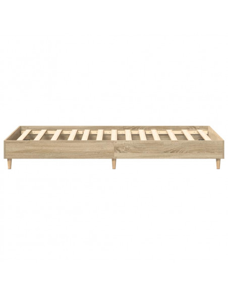 Giroletto senza Materasso Rovere Sonoma 100x200cm in Truciolato