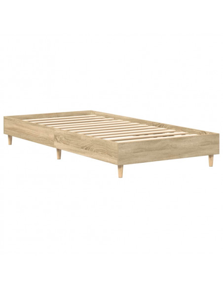 Giroletto senza Materasso Rovere Sonoma 90x200 cm in Truciolato