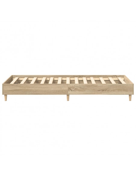 Giroletto senza Materasso Rovere Sonoma 90x200 cm in Truciolato