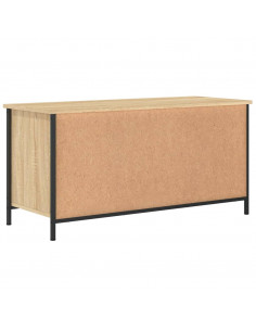 Mobile Porta TV Rovere Sonoma 100x40x50 cm in Legno Multistrato 2