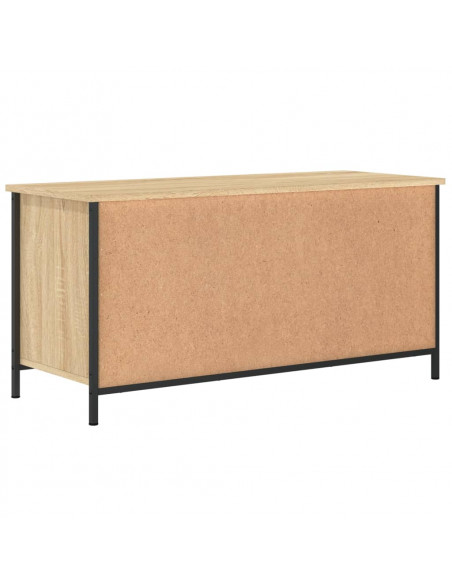 Mobile Porta TV Rovere Sonoma 100x40x50 cm in Legno Multistrato