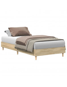 Giroletto senza Materasso Rovere Sonoma 90x190 cm in Truciolato