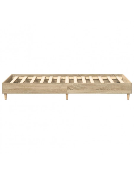Giroletto senza Materasso Rovere Sonoma 90x190 cm in Truciolato