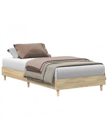 Giroletto senza Materasso Rovere Sonoma 75x190 cm in Truciolato