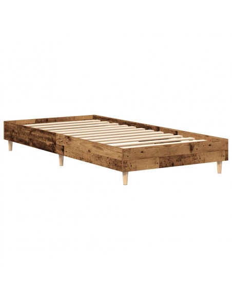 Giroletto senza Materasso Legno Antico 90x200 cm in Truciolato