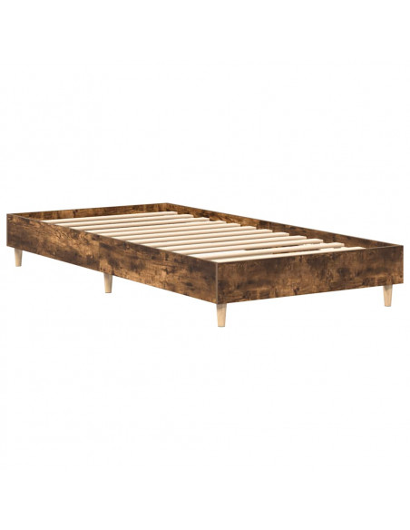 Giroletto senza Materasso Rovere Fumo 100x200 cm in Truciolato
