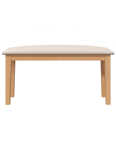 Panca 90 cm in Legno Massello di Hevea