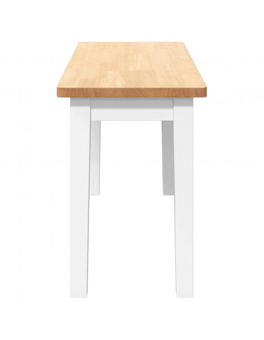 Panca 90 cm in Legno Massello di Hevea