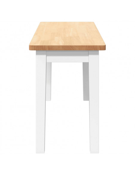 Panca 90 cm in Legno Massello di Hevea