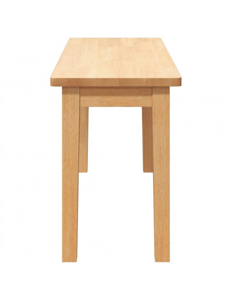Panca 90 cm in Legno Massello di Hevea